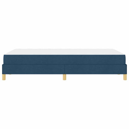 Box Spring Seng Blå Og Brun 120 X 200 Cm - Billede 9