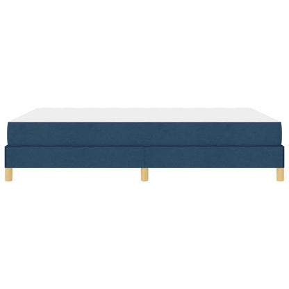 Box Spring Seng Blå Og Brun 140 X 190 Cm - Billede 7