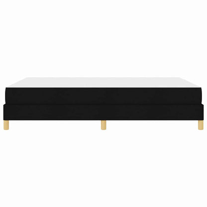 Box Spring Seng Sort, Brun 160 X 200 Cm Stof, Ingeniørtræ - Billede 8