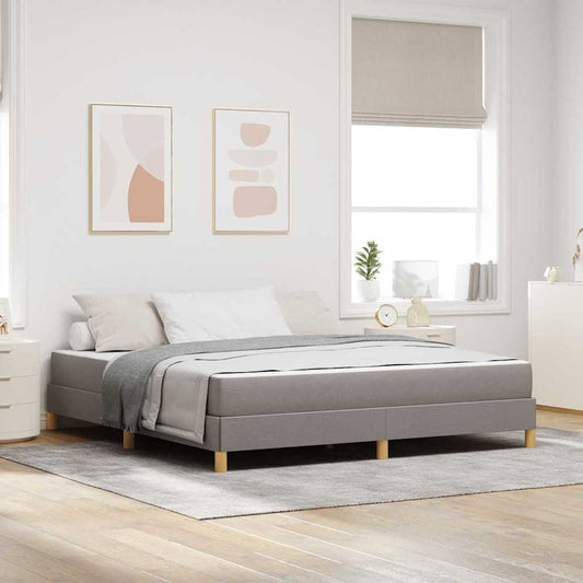 Box Spring Seng Taupe Og Brun 180 X 200 Cm - Hovedbillede