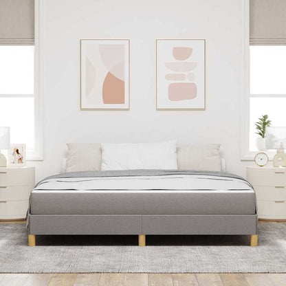 Box Spring Seng Taupe Og Brun 180 X 200 Cm - Billede 4