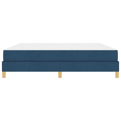 Box Spring Seng Blå Og Brun 180 X 200 Cm - Billede 6
