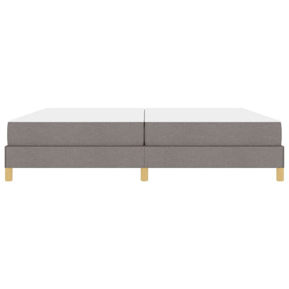 Box Spring Seng Taupe Og Brun 200 X 200 Cm - Billede 6
