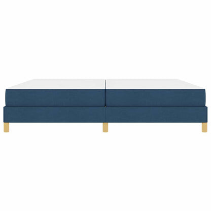 Box Spring Seng Blå Og Brun 200 X 200 Cm - Billede 6