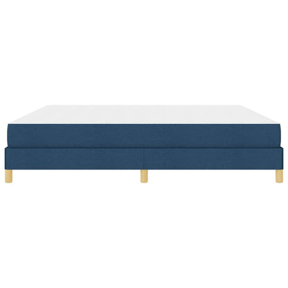Box Spring Seng Blå Og Brun 200 X 200 Cm - Billede 7