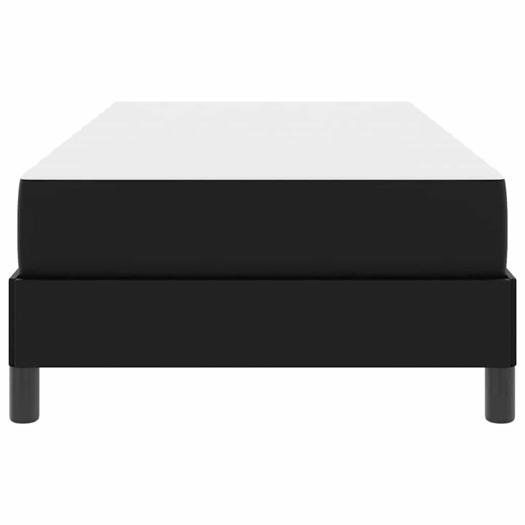 Seng Med Madras Sort 90 X 200 Cm Kunstlæder - Billede 2