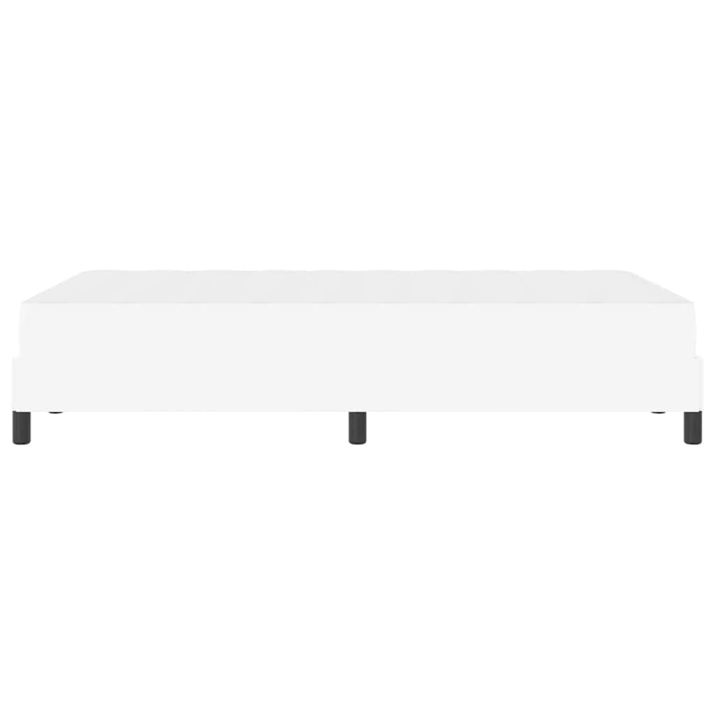 Seng Med Madras Ren Hvid 120 X 200 Cm Kunstlæder - Billede 8