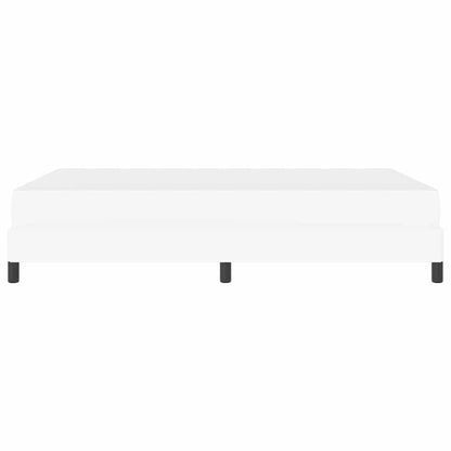 Seng Med Madras Ren Hvid 140 X 190 Cm Kunstlæder - Billede 8