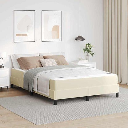 Seng Med Madras Creme 140 X 190 Cm Kunstlæder - Hovedbillede