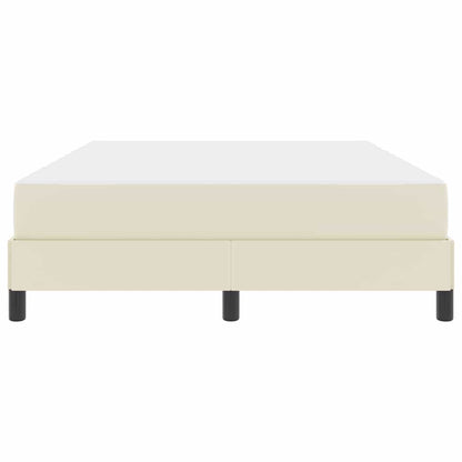 Seng Med Madras Creme 140 X 190 Cm Kunstlæder - Billede 6