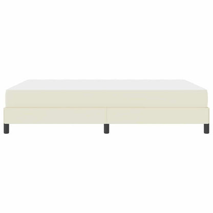 Seng Med Madras Creme 140 X 190 Cm Kunstlæder - Billede 7