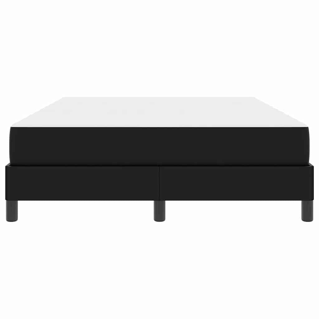 Seng Med Madras Sort 160 X 200 Cm Kunstlæder - Billede 7