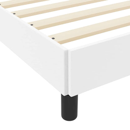 Seng Med Madras Ren Hvid 200 X 200 Cm Kunstlæder - Billede 9