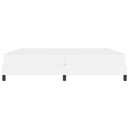 Seng Med Madras Ren Hvid 200 X 200 Cm Kunstlæder - Billede 6