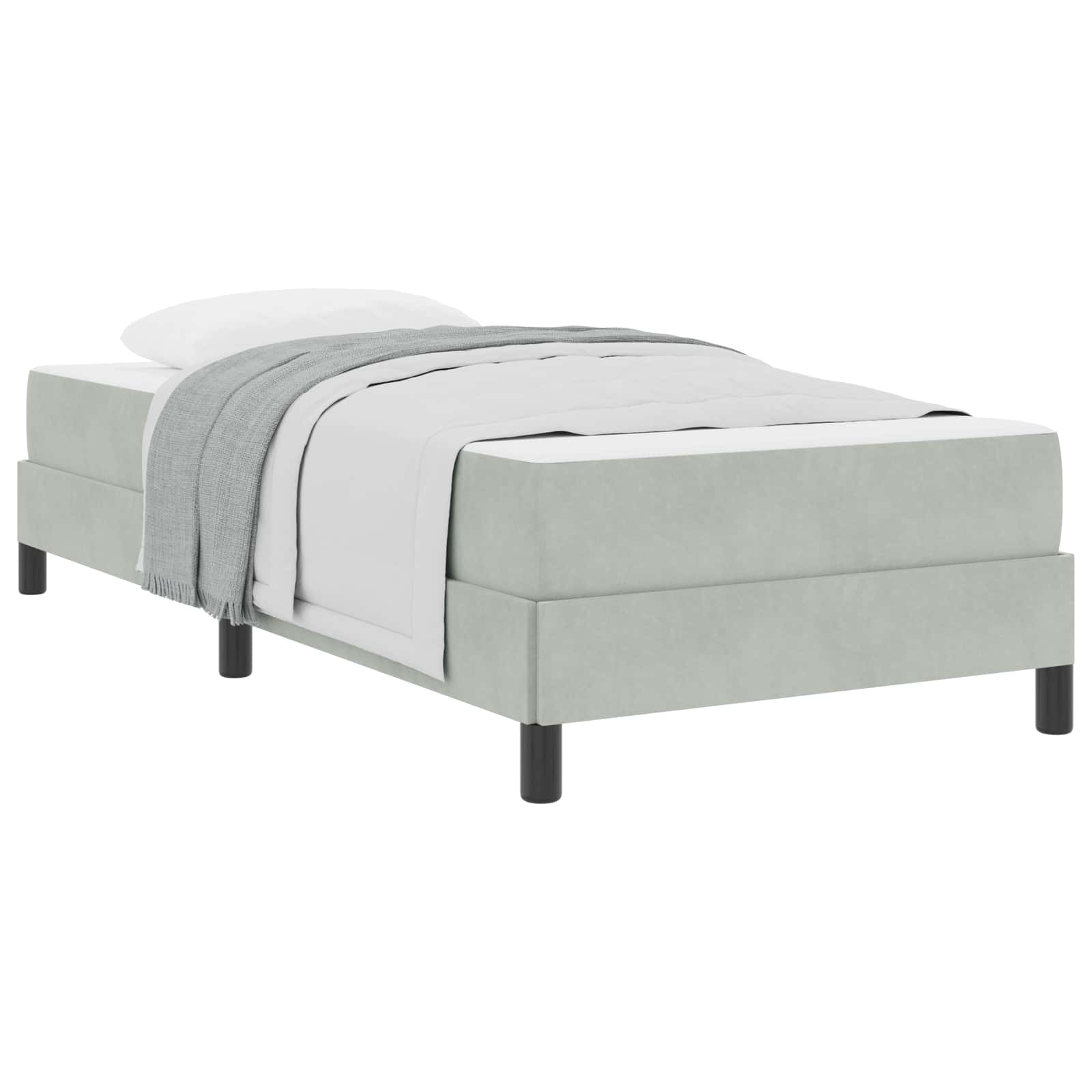 Box Spring Seng Med Madras Stof - Billede 2
