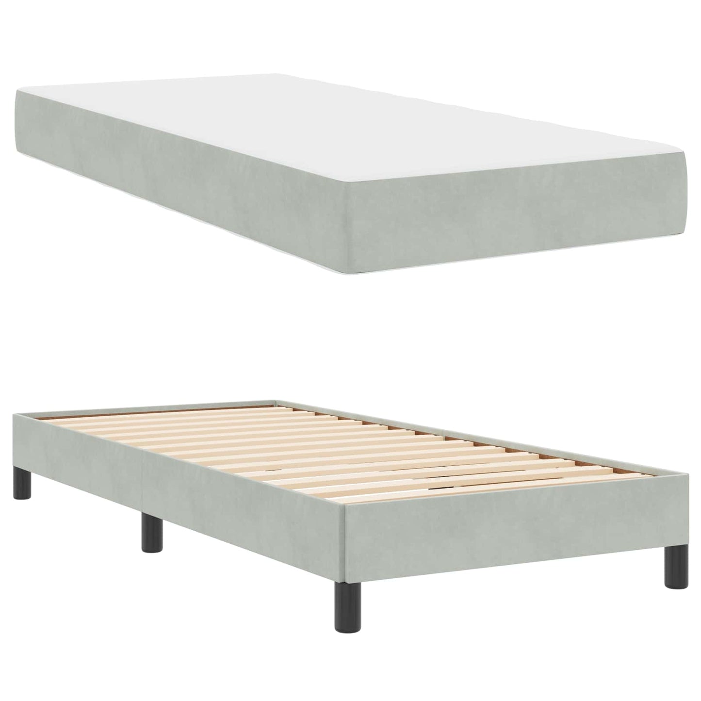 Box Spring Seng Med Madras Stof - Billede 5