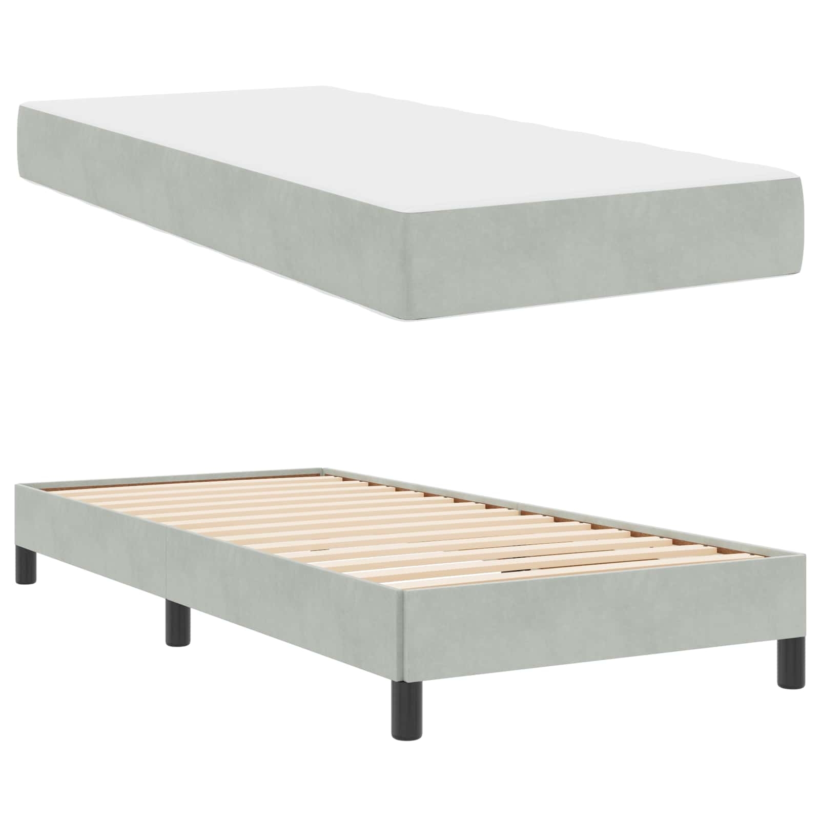Box Spring Seng Med Madras Stof - Billede 5