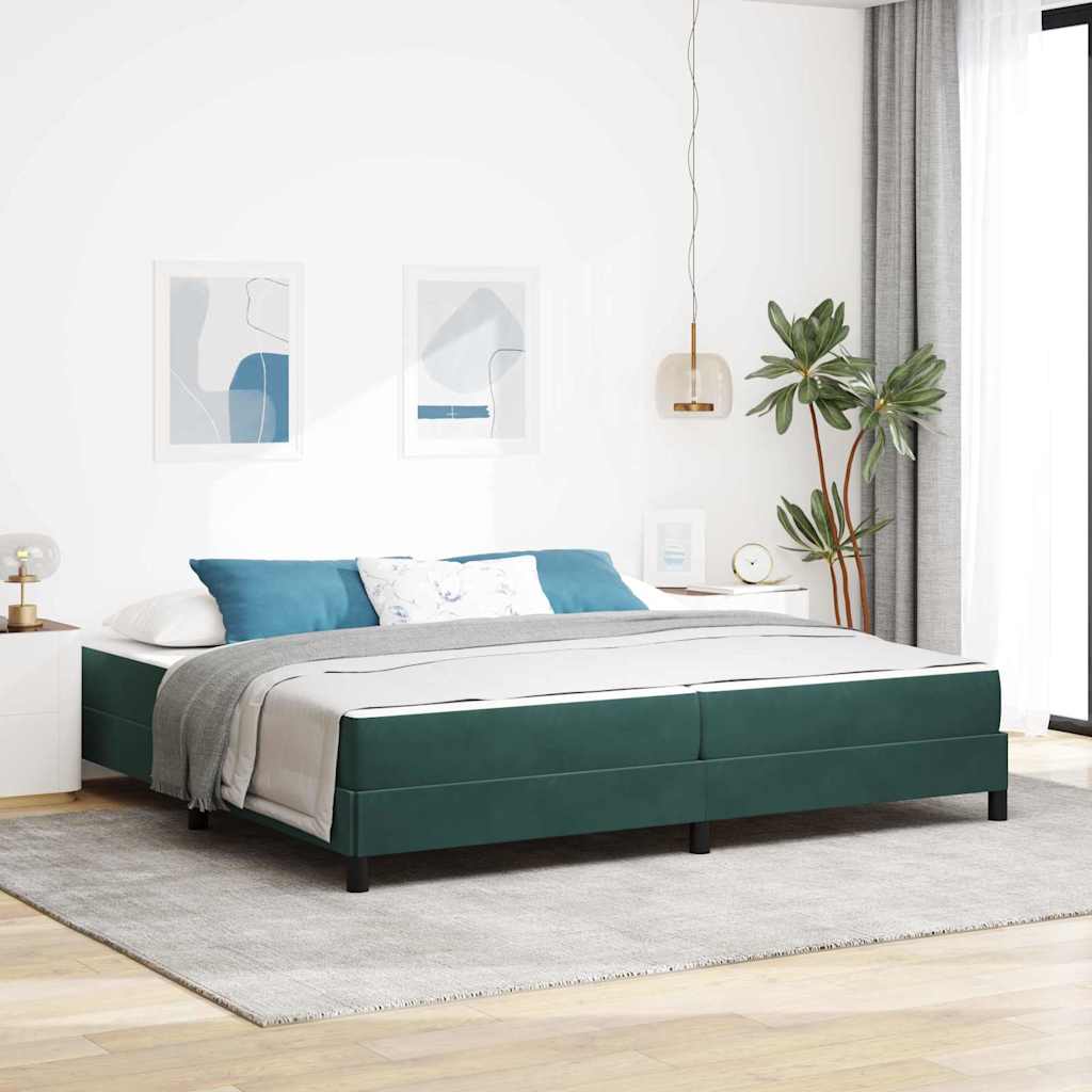 Box Spring Seng Med Madras Stof - Variant 3398716