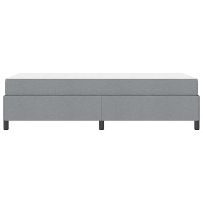 Box Spring Seng Lys Grå Og Sort 80 X 200 Cm - Billede 7