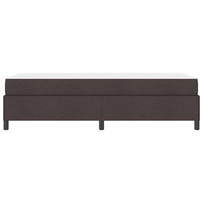 Box Spring Seng Brun 80 X 200 Cm Stof Og Konstrueret Træ - Billede 7