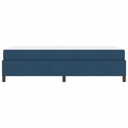 Box Spring Seng Blå Og Sort 80 X 200 Cm Stof Og Konstrueret Træ - Billede 7
