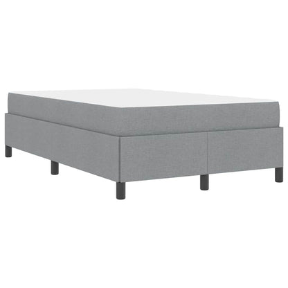 Box Spring Seng Lys Grå Og Sort 120 X 190 Cm - Billede 8