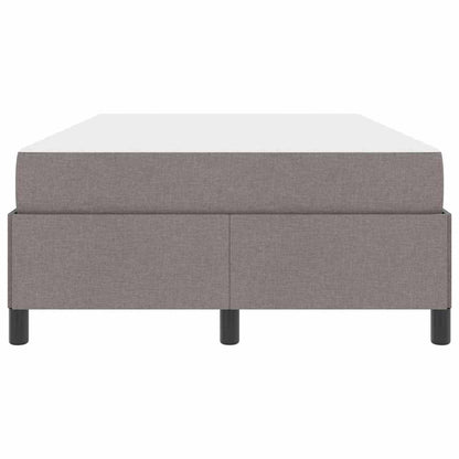 Box Spring Seng Gråbrun Og Sort 120 X 190 Cm - Billede 6