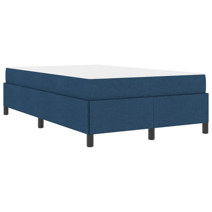 Box Spring Seng Blå Og Sort 120 X 190 Cm - Billede 2
