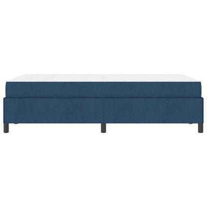 Box Spring Seng Blå Og Sort 120 X 190 Cm - Billede 7