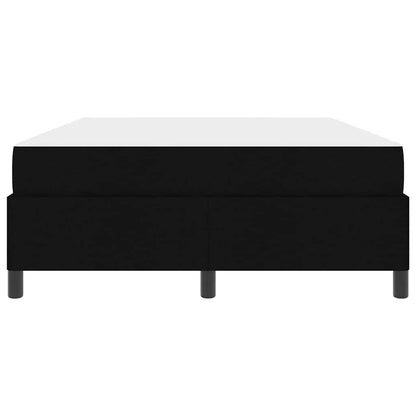Box Spring Seng Sort Og Sort 140 X 190 Cm - Billede 6