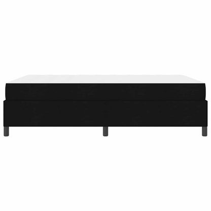 Box Spring Seng Sort Og Sort 140 X 190 Cm - Billede 7