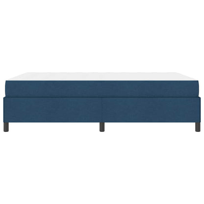 Box Spring Seng Blå Og Sort 140 X 200 Cm - Billede 7