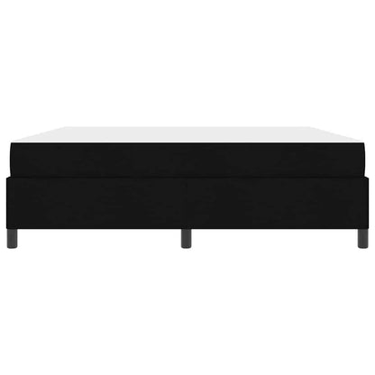 Box Spring Seng Sort, Sort 180 X 200 Cm Stof, Ingeniørtræ - Billede 7