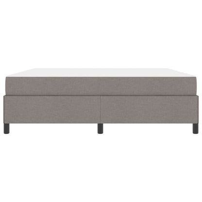 Box Spring Seng Gråbrun Og Sort 180 X 200 Cm - Billede 6