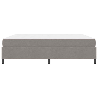 Box Spring Seng Gråbrun Og Sort 180 X 200 Cm - Billede 7