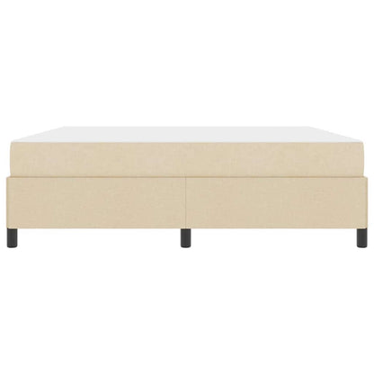Box Spring Seng Creme Og Sort 180 X 200 Cm - Billede 6