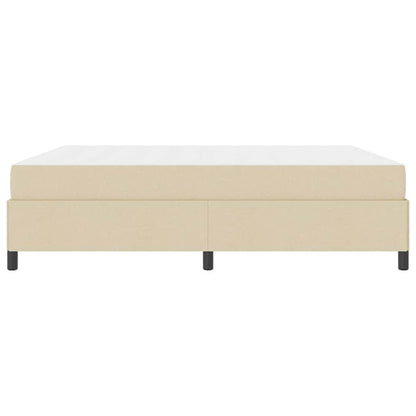 Box Spring Seng Creme Og Sort 180 X 200 Cm - Billede 7