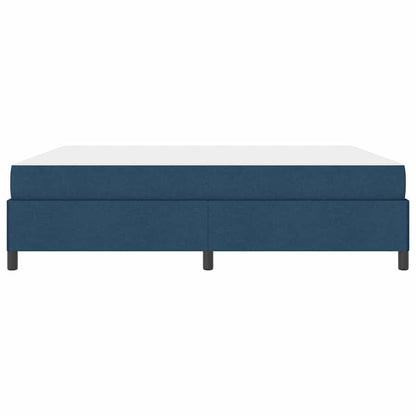 Box Spring Seng Blå Og Sort 180 X 200 Cm - Billede 7