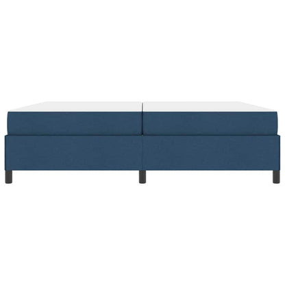 Box Spring Seng Blå Og Sort 200 X 200 Cm - Billede 6