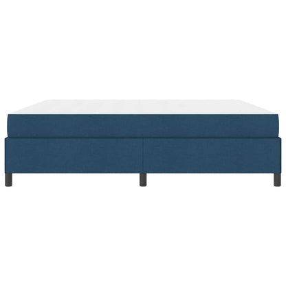 Box Spring Seng Blå Og Sort 200 X 200 Cm - Billede 7