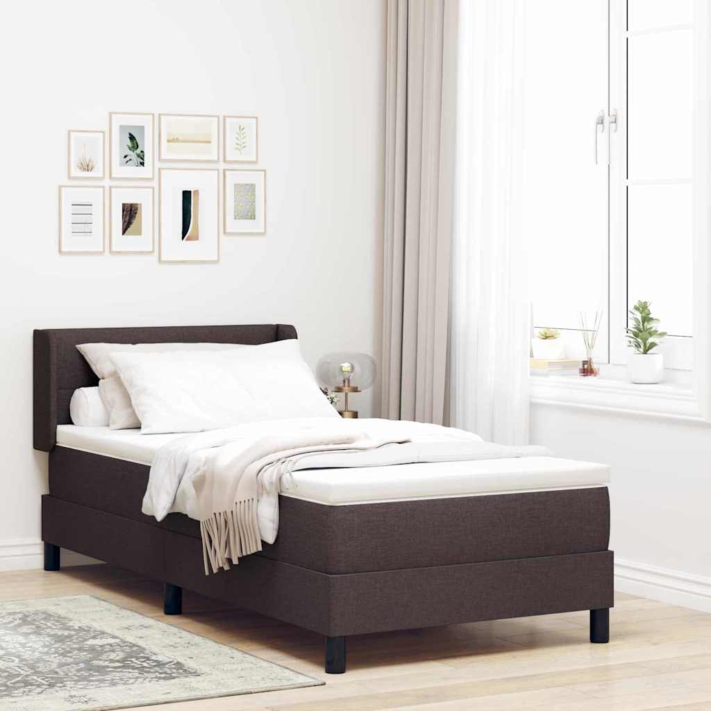 Box Spring Seng Med Hovedgærde Stof - Variant 3341079
