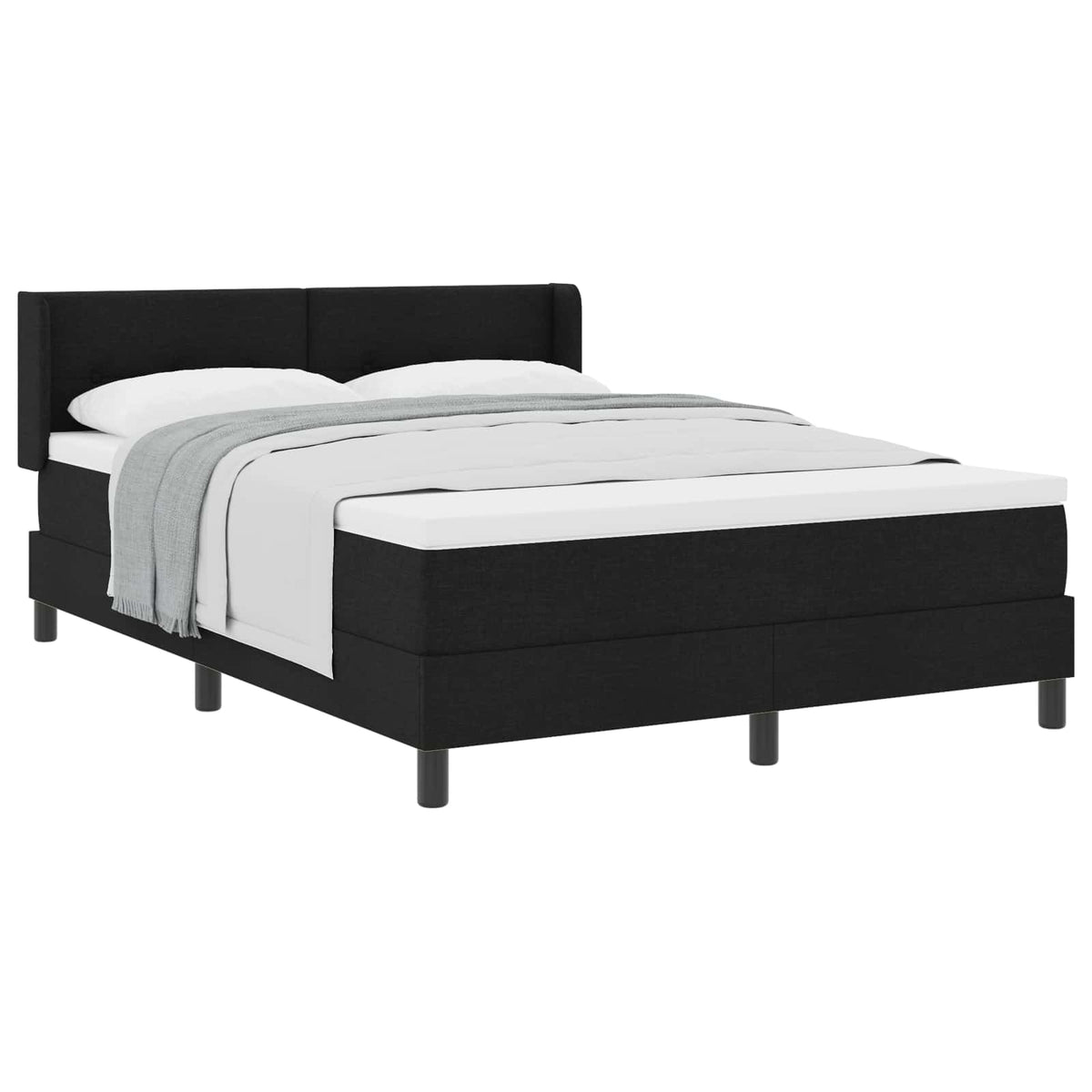 Box Spring Seng Med Hovedgærde Stof - Variant 3341099
