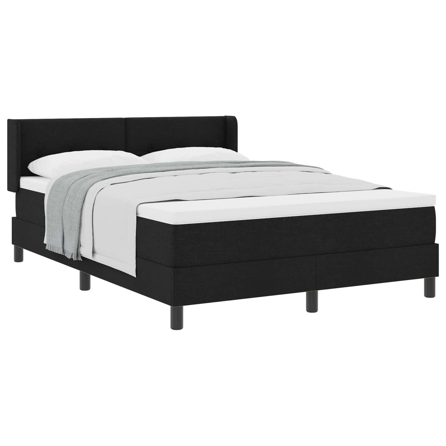 Box Spring Seng Med Hovedgærde Stof - Variant 3341099