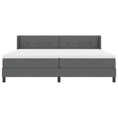 Boxmadras Med Topmadras Med Madras Mørkegrå 200 X 200 Cm - Billede 8