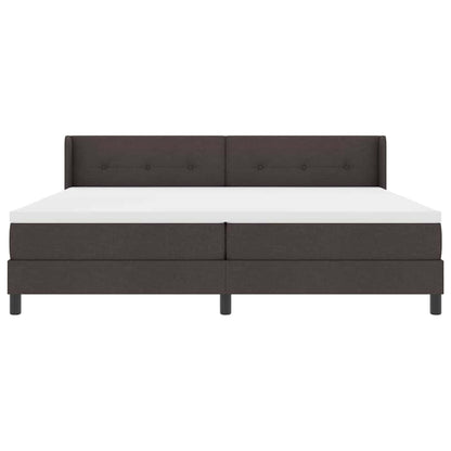 Boxmadras Med Topmadras Med Madras Mørk Brun 200 X 200 Cm - Billede 8