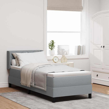 Box Spring Seng Med Hovedgærde Stof - Variant 3341132