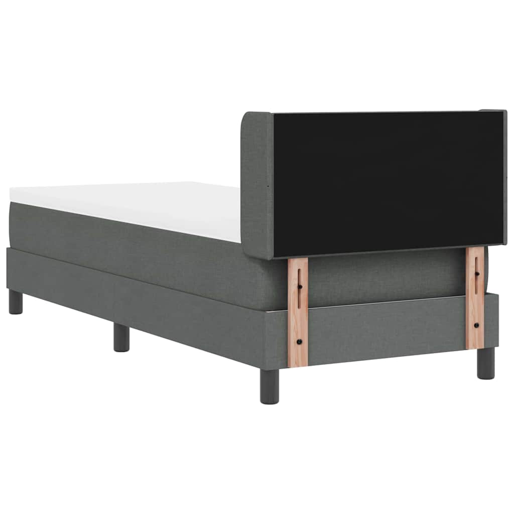 Boxmadras Med Topmadras Med Madras Mørkegrå 80 X 200 Cm - Billede 10