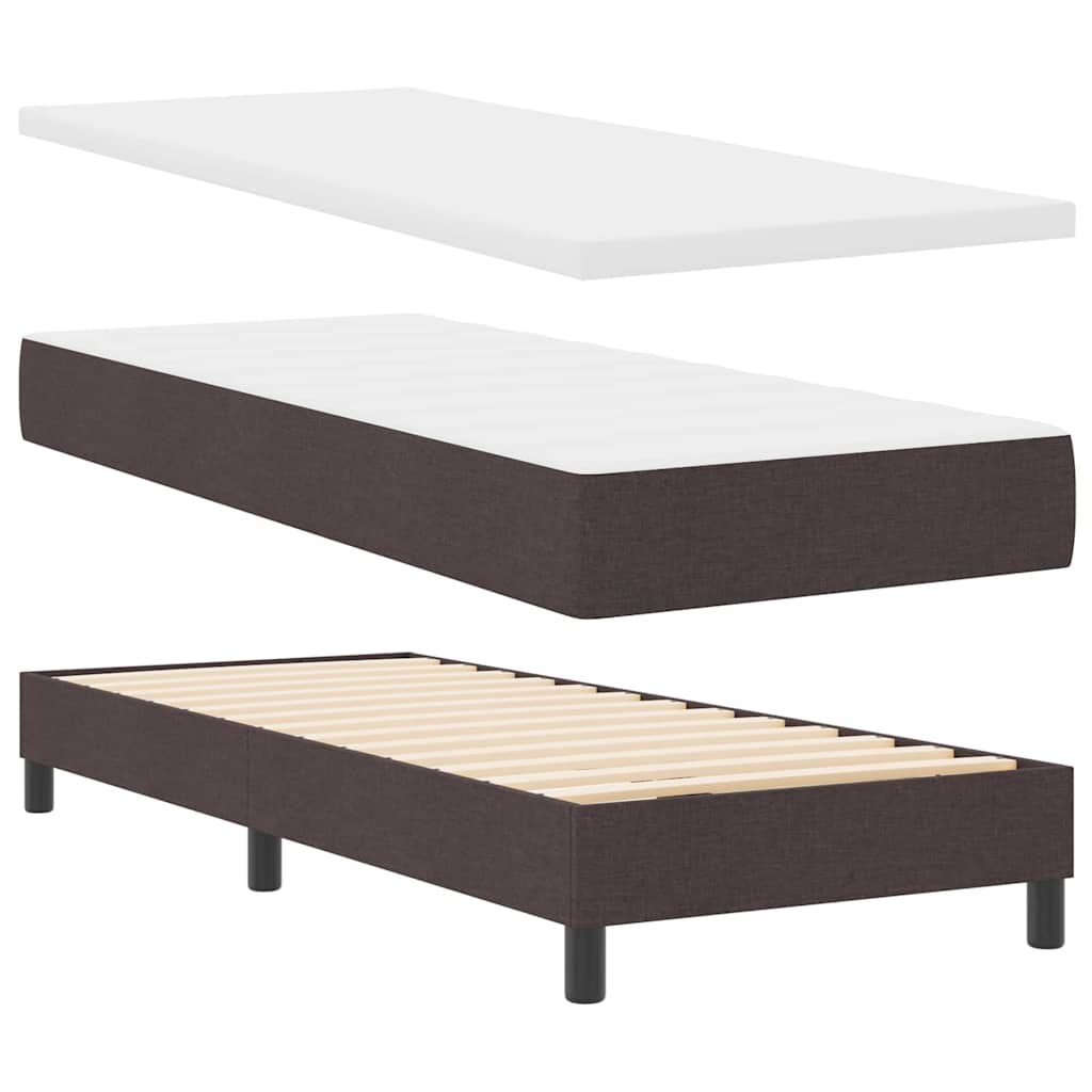 Box Spring Seng Med Pude Stof - Billede 4