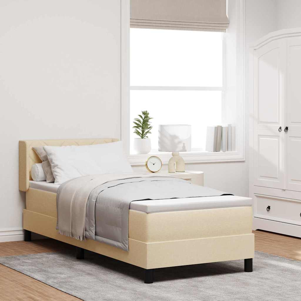 Box Spring Seng Med Hovedgærde Stof - Variant 3341137