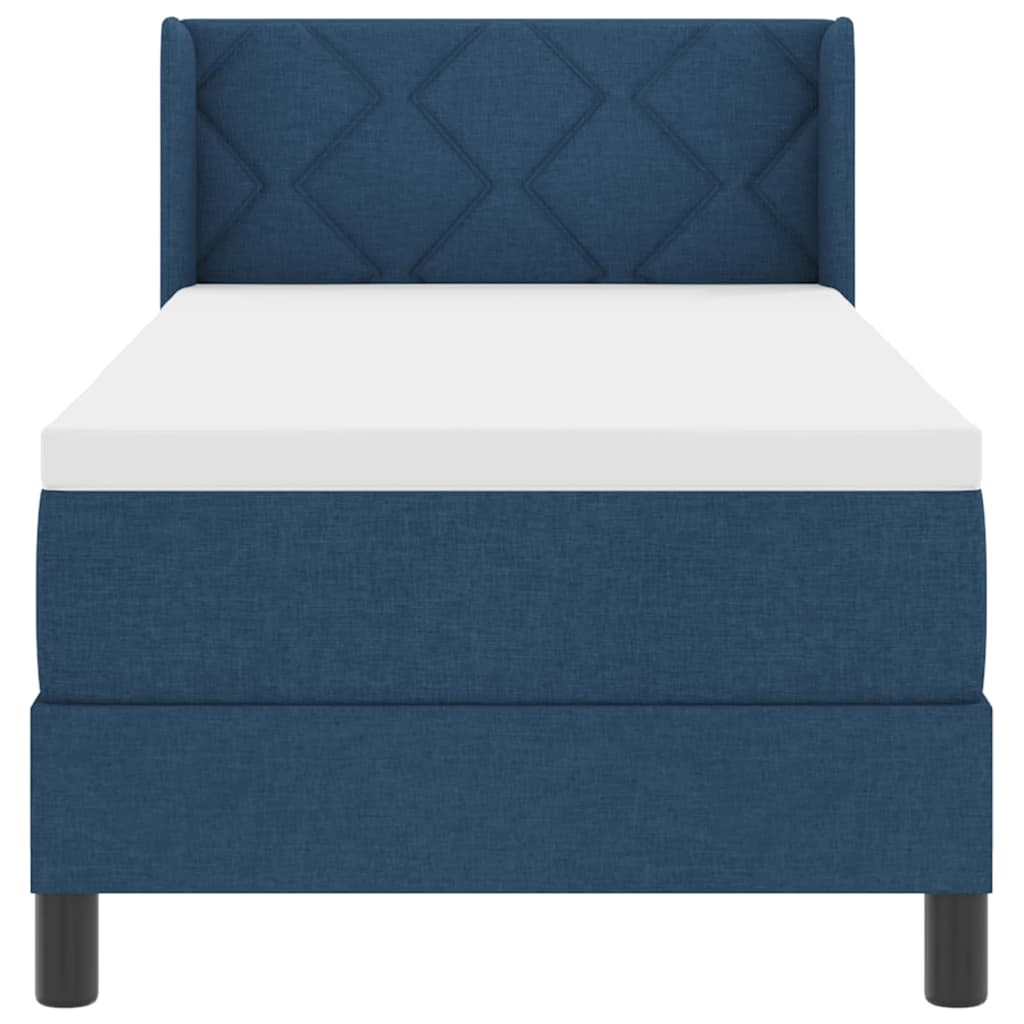 Box Spring Seng Med Hovedgærde Stof - Billede 7